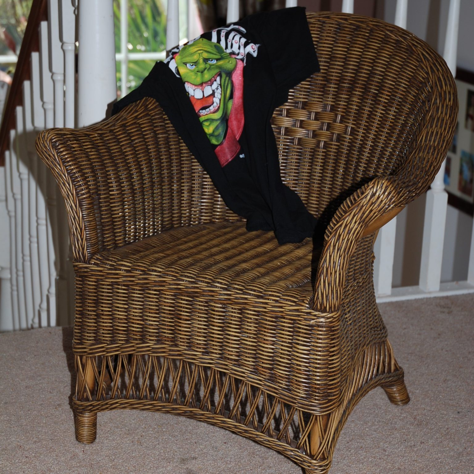 Kids Lloyd Loom Style Chair Chestnut Garden Wonders UK