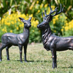 Small Elegant Stag & Doe Set