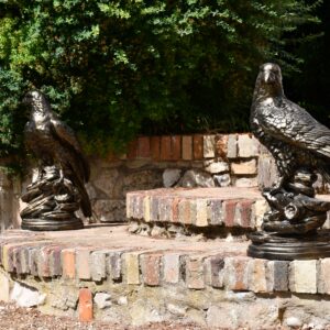 Eagle on Rock Pair
